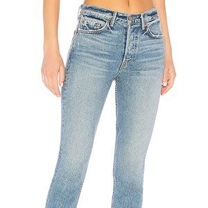 GRLFRND Karolina High-Rise Cropped Skinny Jeans